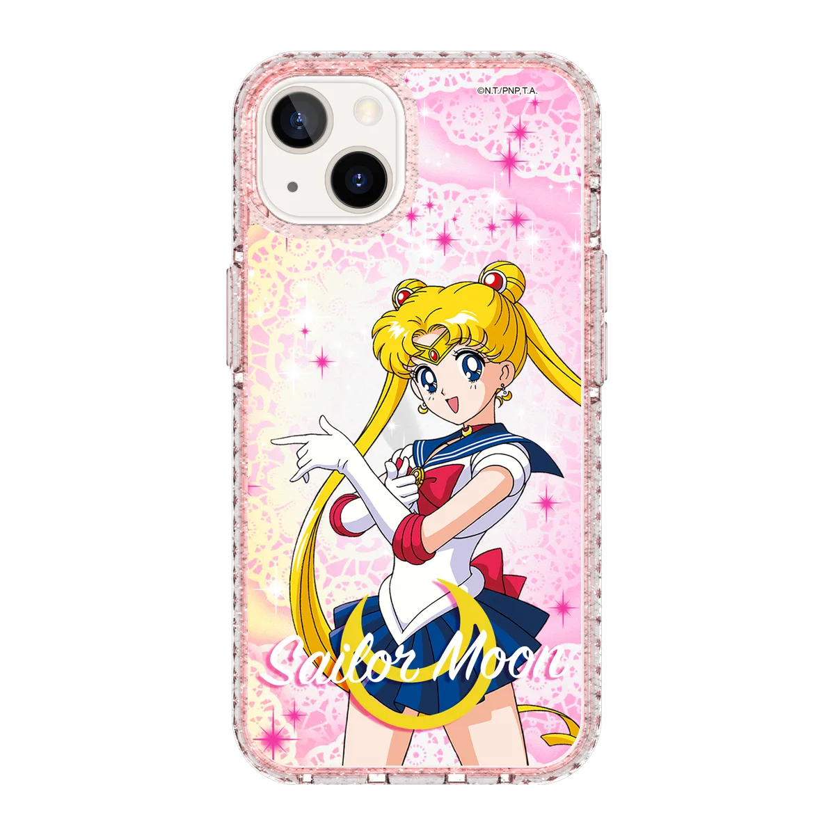 5711-iphone-13-golden-case-magsafe-compatible-pink-glitter