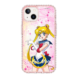 5711-iphone-13-golden-case-magsafe-compatible-pink-glitter
