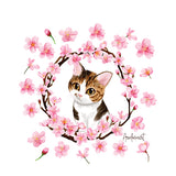 5752 Sakura With Three Color Kitten
