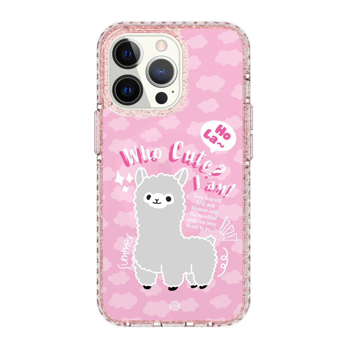 5764-iphone-13-pro-golden-case-magsafe-compatible-pink-glitter