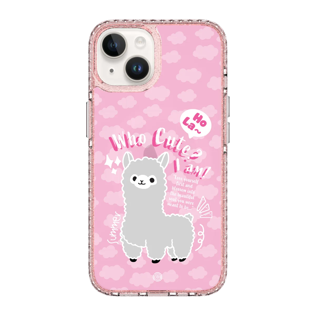5764-iphone-14-golden-case-magsafe-compatible-pink-glitter