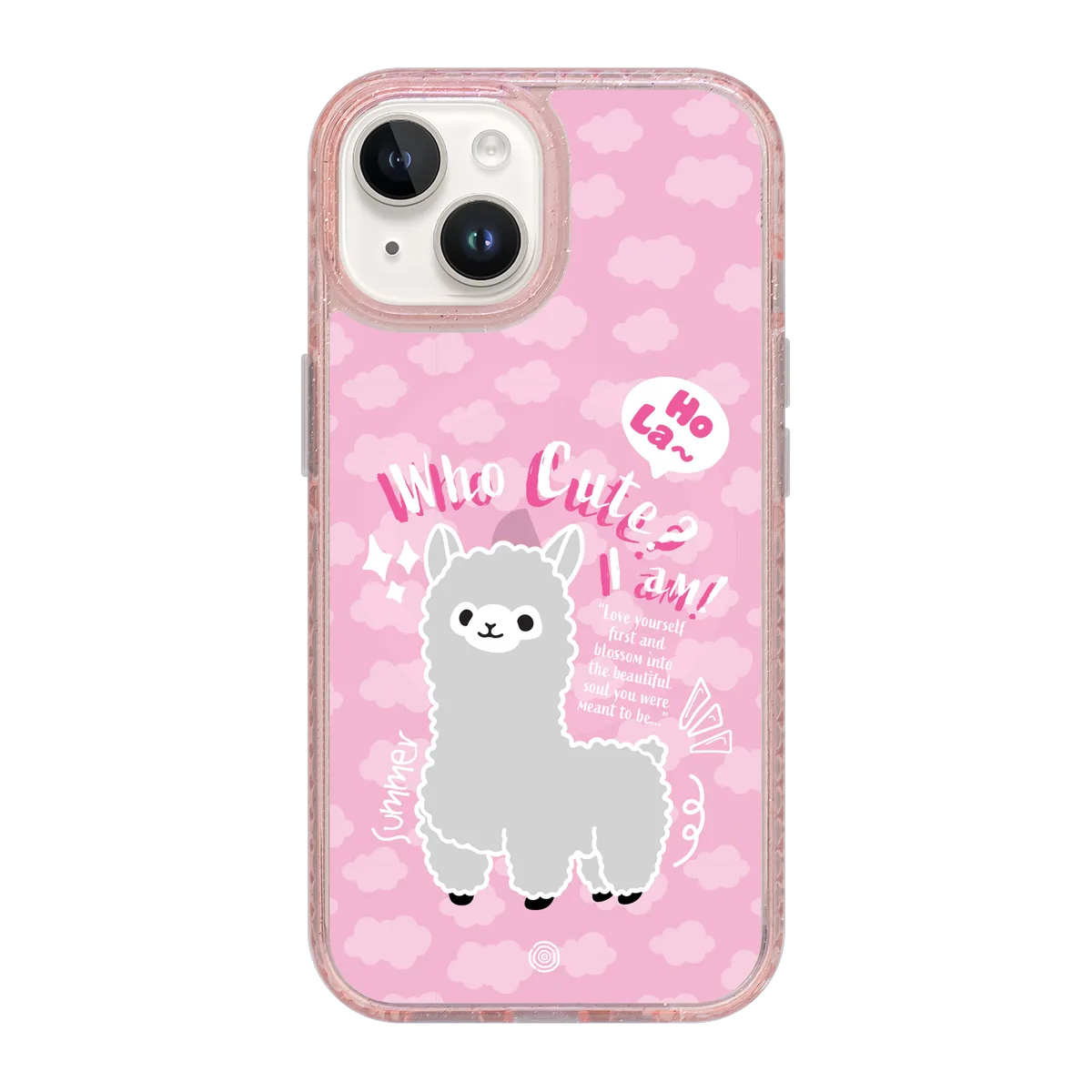 5764-iphone-15-golden-case-magsafe-compatible-pink-glitter