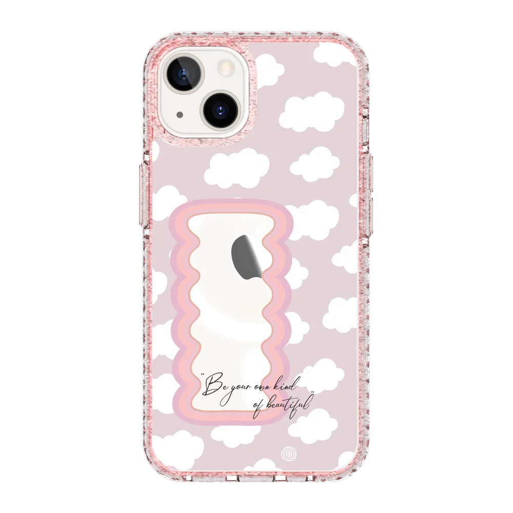5774-iphone-13-golden-case-magsafe-compatible-pink-glitter