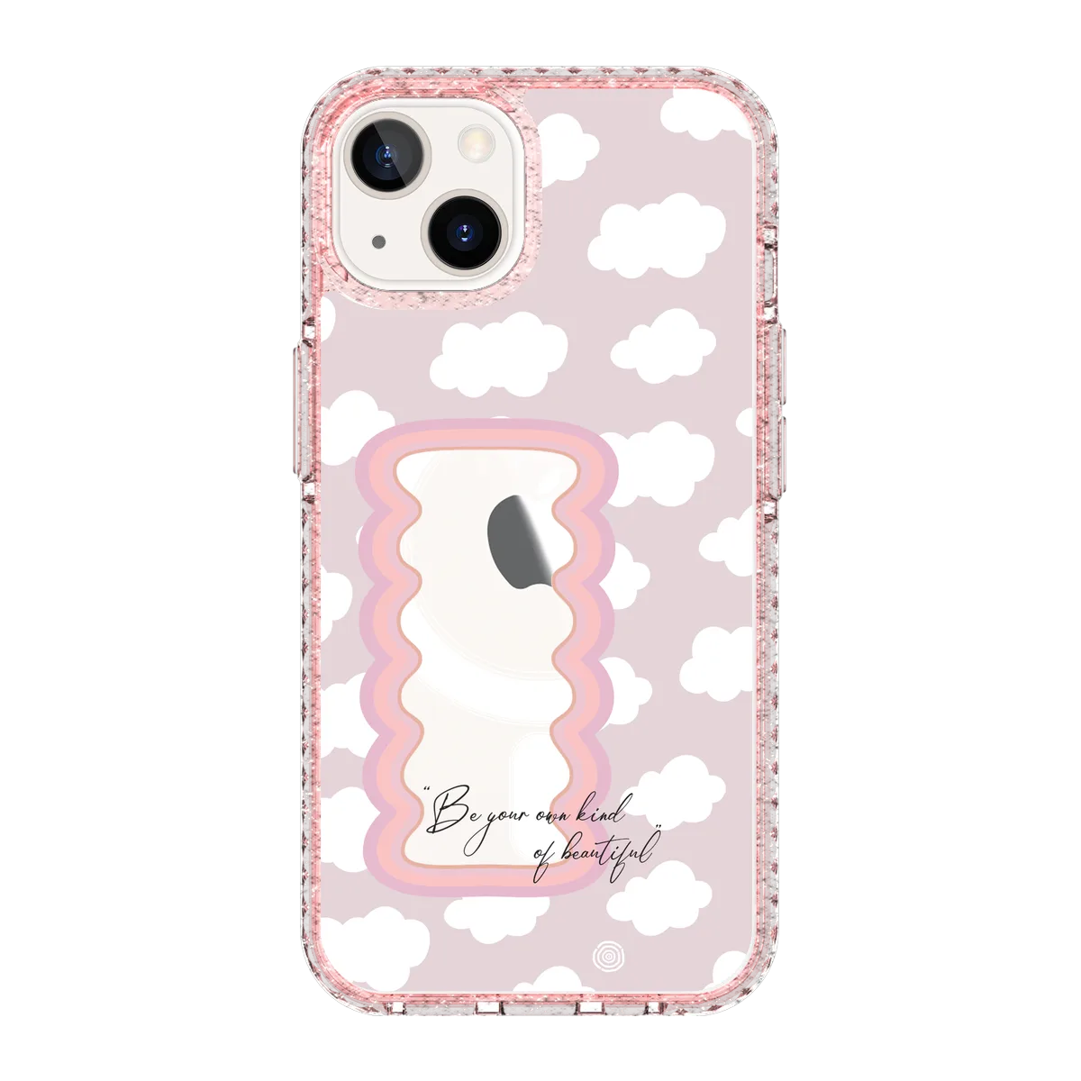 5774-iphone-13-golden-case-magsafe-compatible-pink-glitter