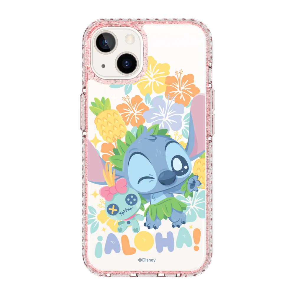 5833-iphone-13-golden-case-magsafe-compatible-pink-glitter