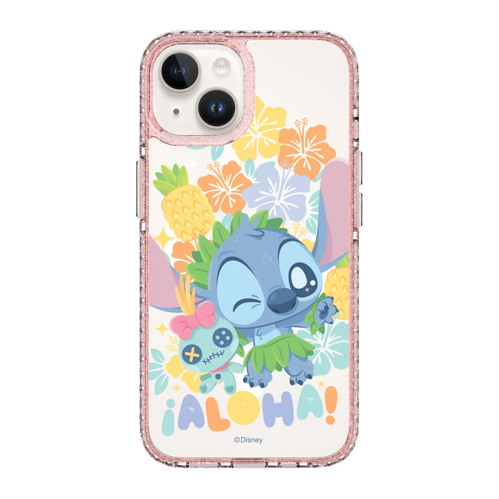 5833-iphone-14-golden-case-magsafe-compatible-pink-glitter