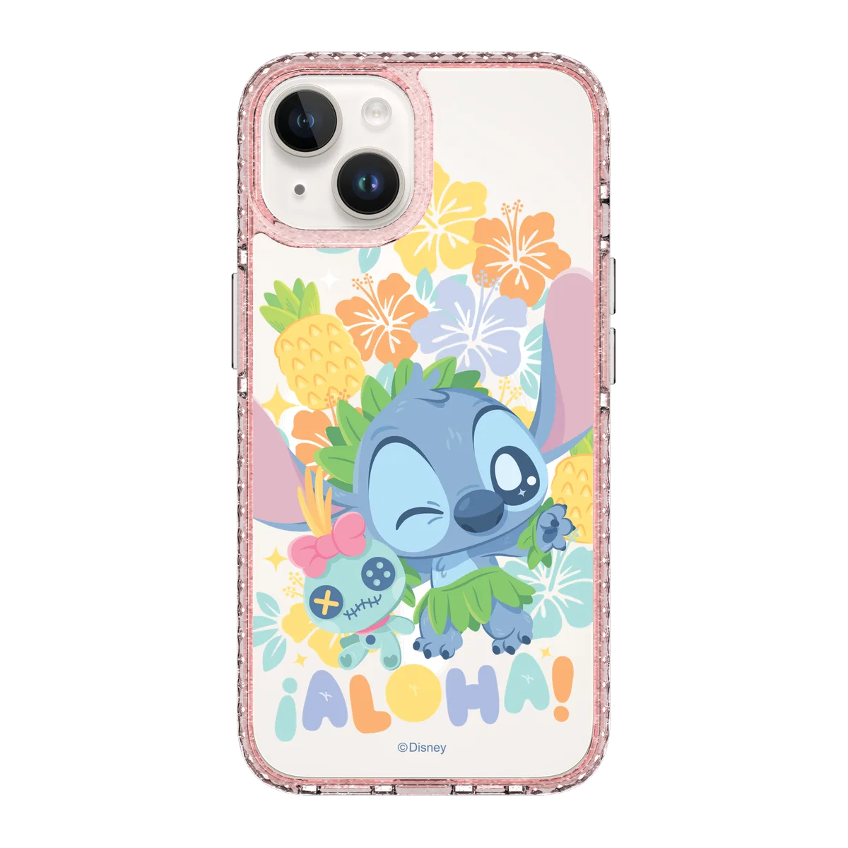 5833-iphone-14-golden-case-magsafe-compatible-pink-glitter