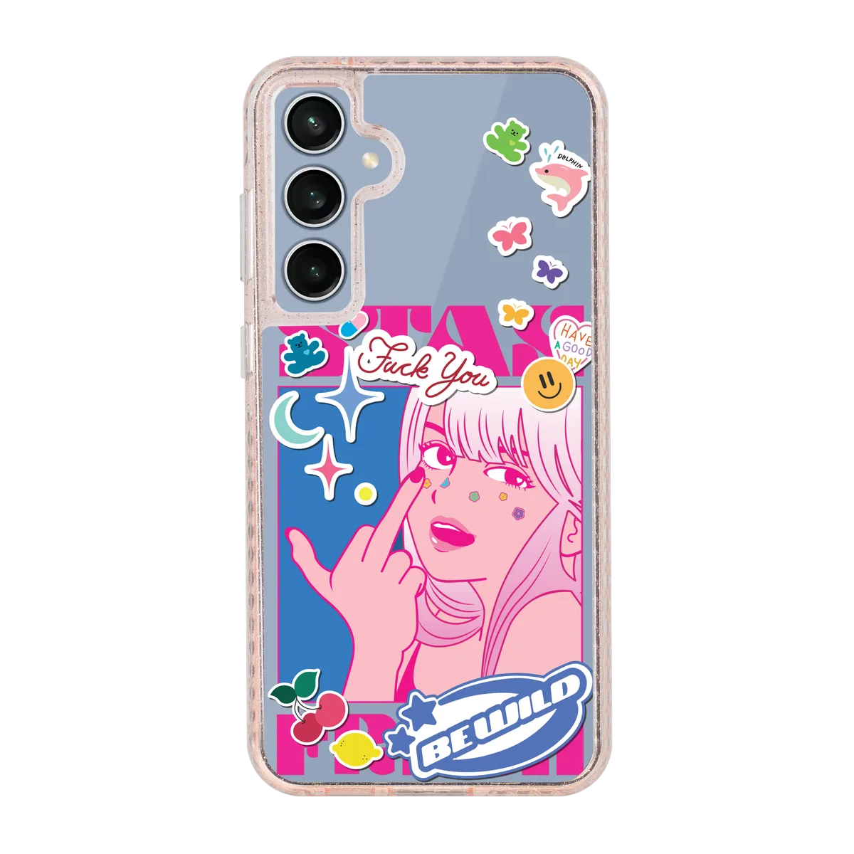 5853-galaxy-s23-fe-golden-case-pink-glitter