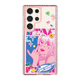 5853-galaxy-s23-ultra-golden-case-magsafe-compatible-pink-glitter