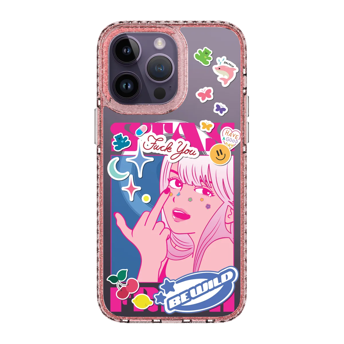 5853-iphone-14-pro-max-golden-case-magsafe-compatible-pink-glitter