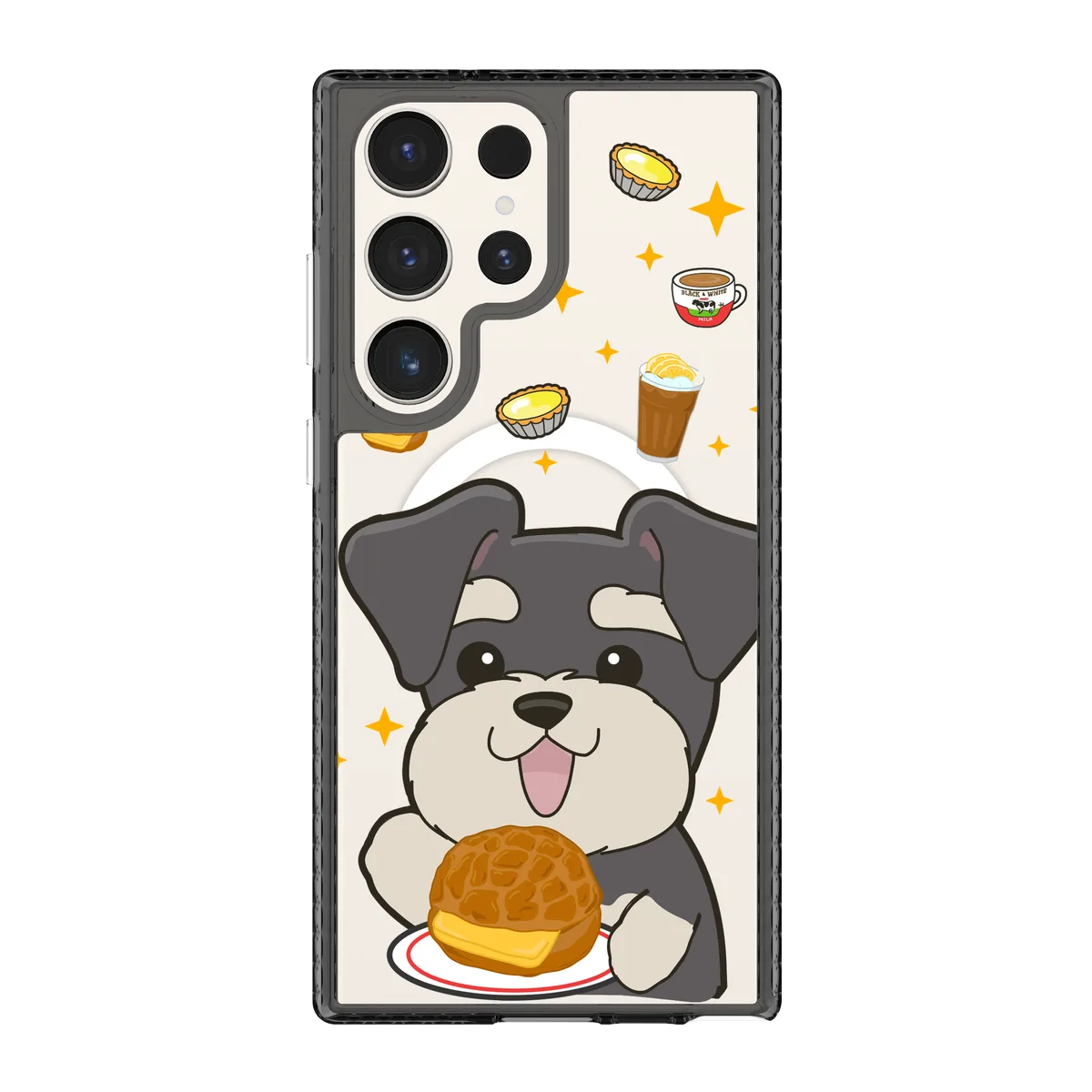 5860-galaxy-s23-ultra-golden-case-magsafe-compatible-transparent-black