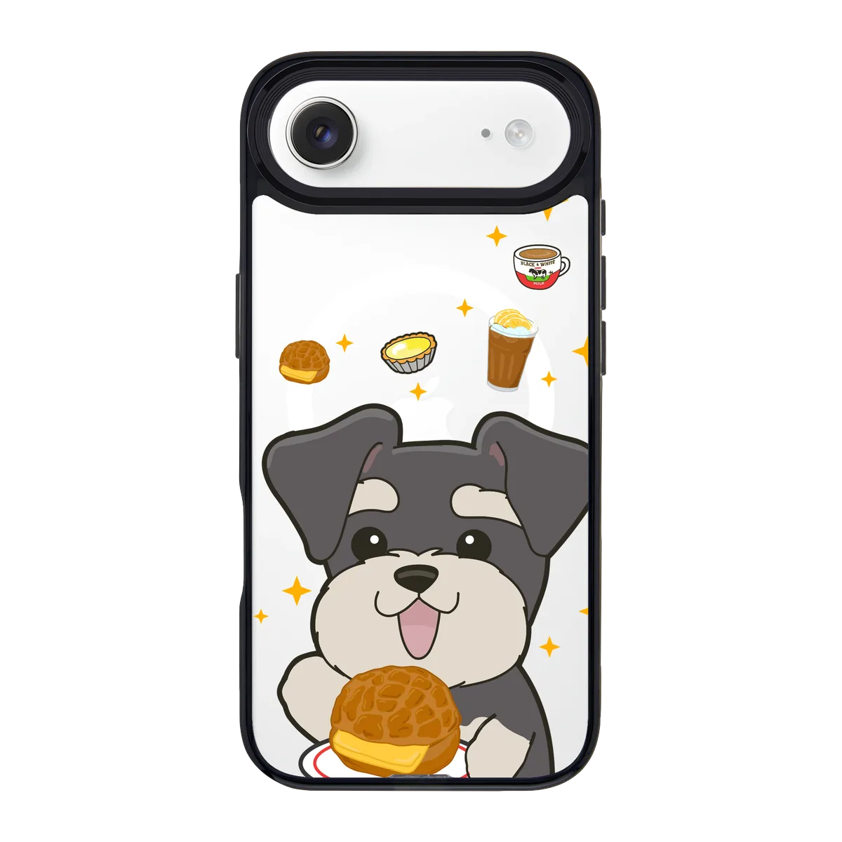 5860-iphone-17-air-goldensnap-case-magsafe-compatible-transparent-black