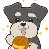 5860 Schnauzer Pineapple Bun Bite