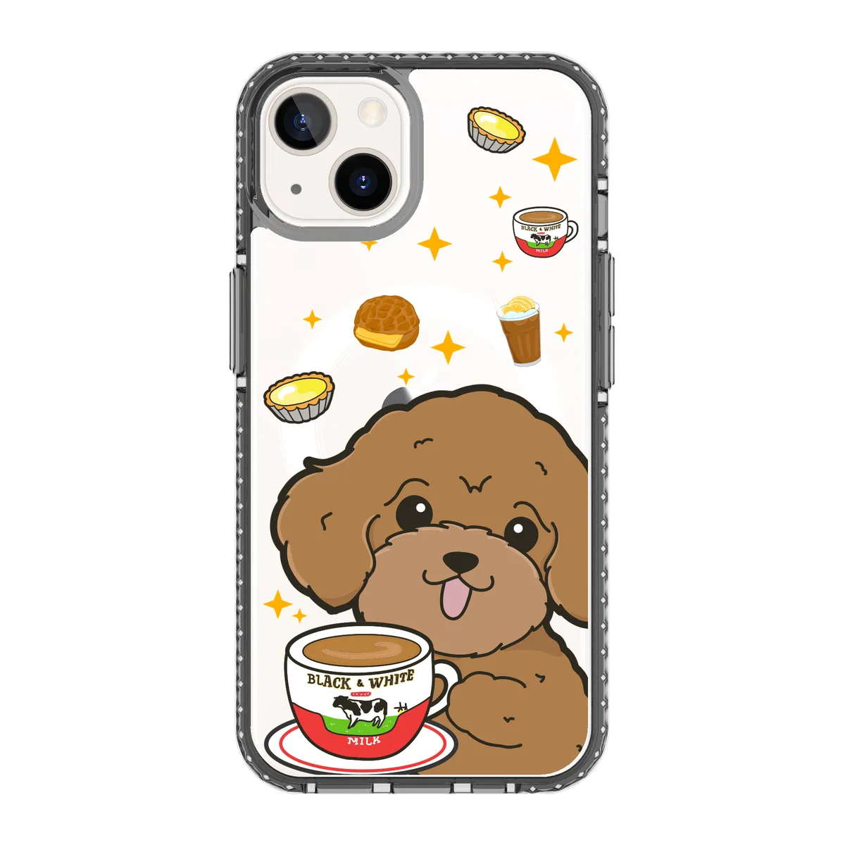 5861-iphone-13-golden-case-magsafe-compatible-transparent-black