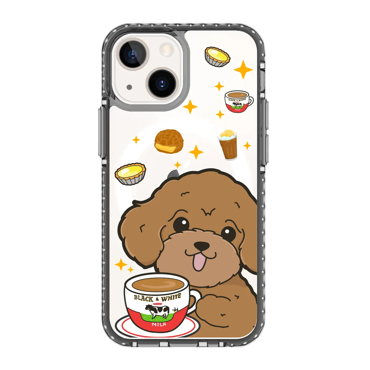5861-iphone-13-mini-golden-case-magsafe-compatible-transparent-black