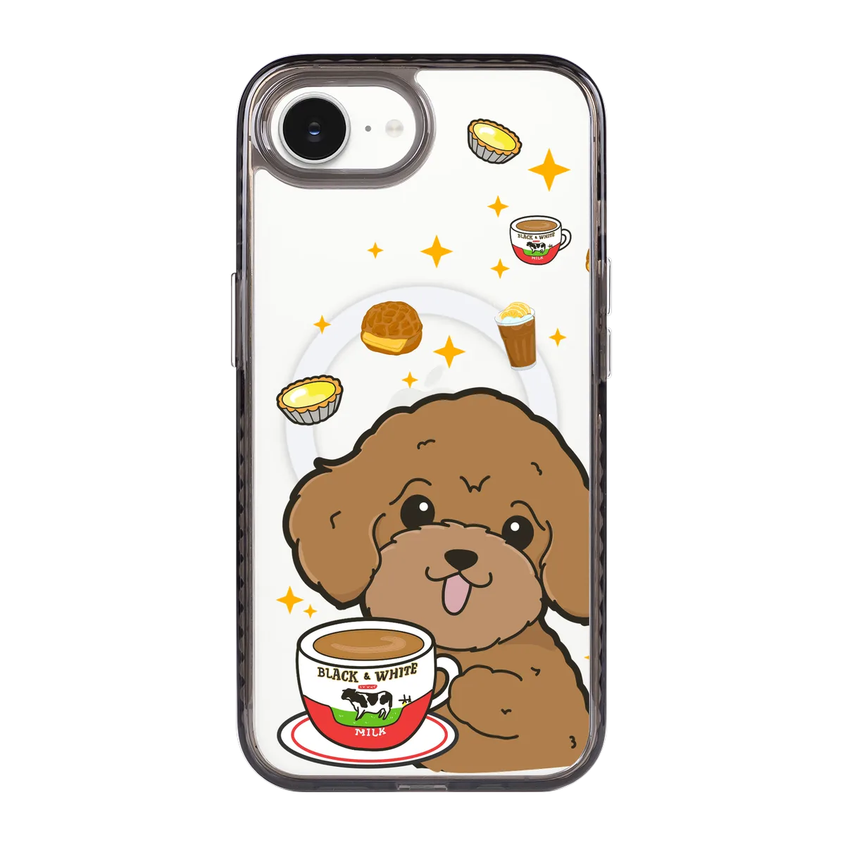 5861-iphone-16-e-golden-case-magsafe-compatible-transparent-black