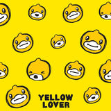 5888 B.Duck Yellow Pattern