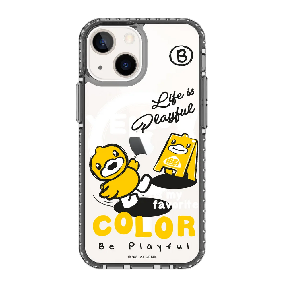 5894-iphone-13-mini-golden-case-magsafe-compatible-transparent-black