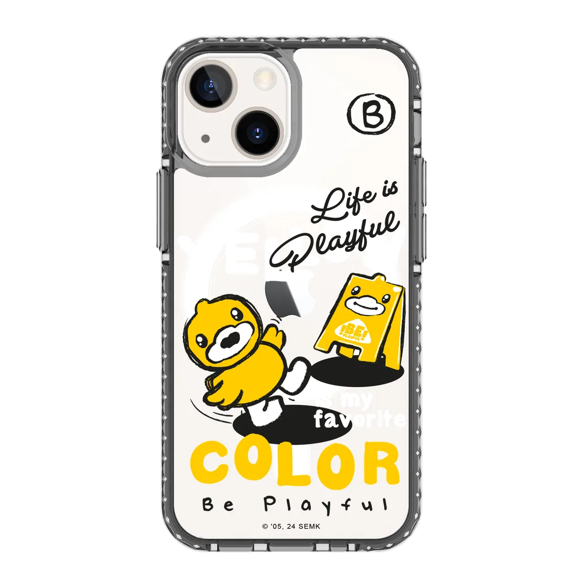 5894-iphone-13-mini-golden-case-magsafe-compatible-transparent-black