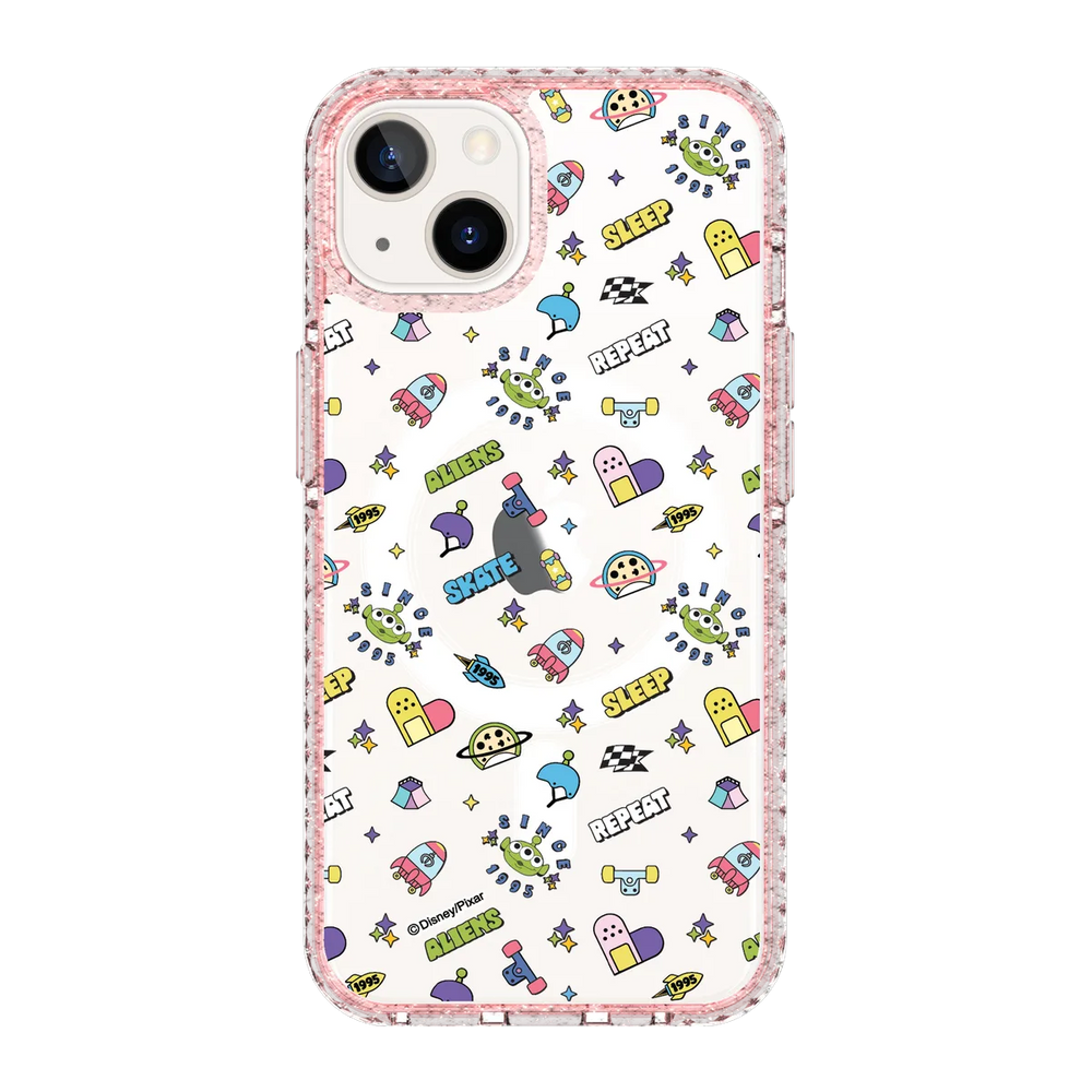 5904-iphone-13-golden-case-magsafe-compatible-pink-glitter