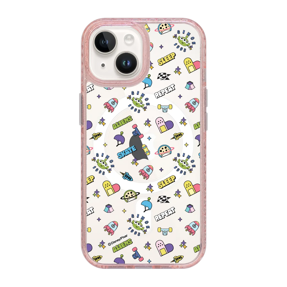 5904-iphone-15-golden-case-magsafe-compatible-pink-glitter