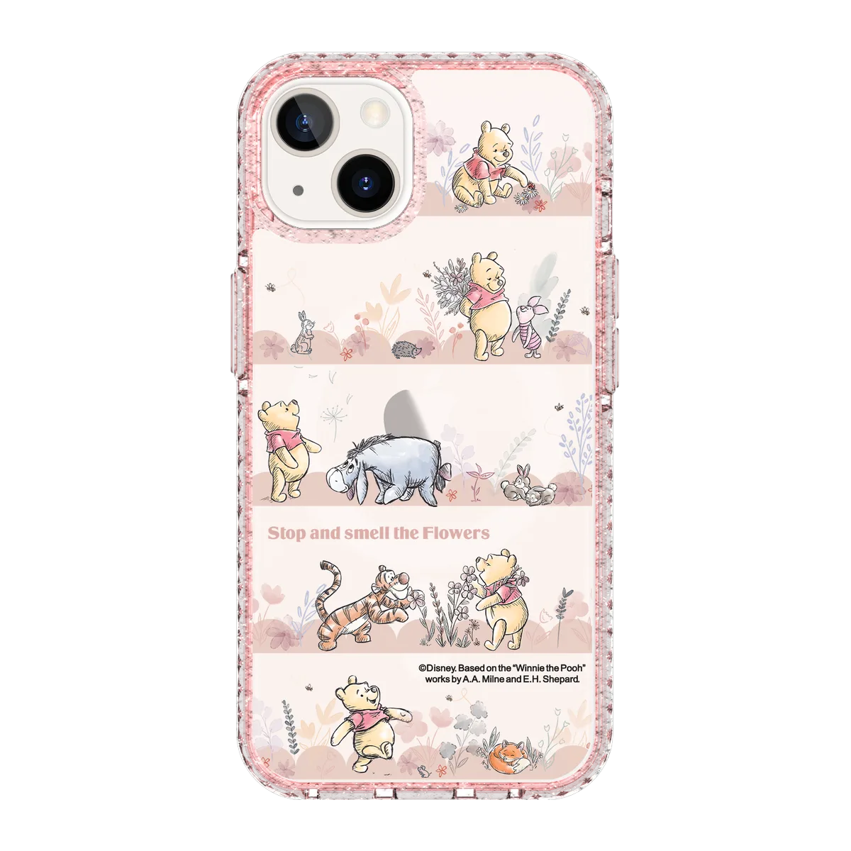 5905-iphone-13-golden-case-magsafe-compatible-pink-glitter