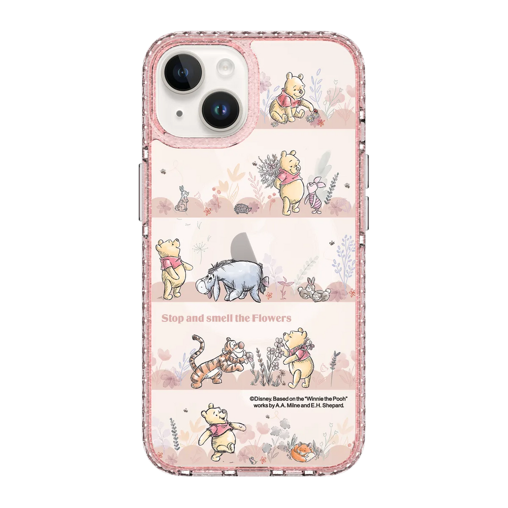 5905-iphone-14-golden-case-magsafe-compatible-pink-glitter