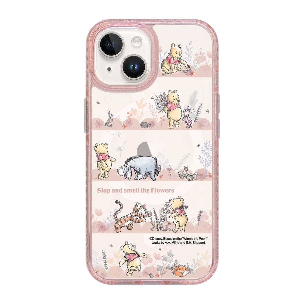 5905-iphone-15-golden-case-magsafe-compatible-pink-glitter