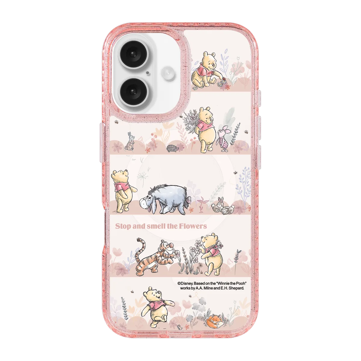 5905-iphone-16-golden-case-magsafe-compatible-pink-glitter