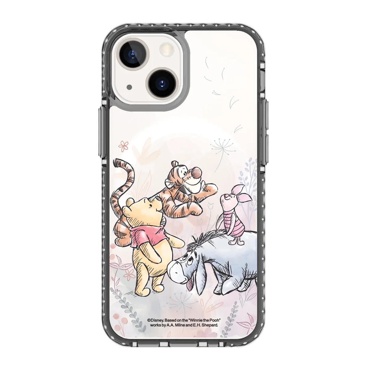 5907-iphone-13-mini-golden-case-magsafe-compatible-transparent-black