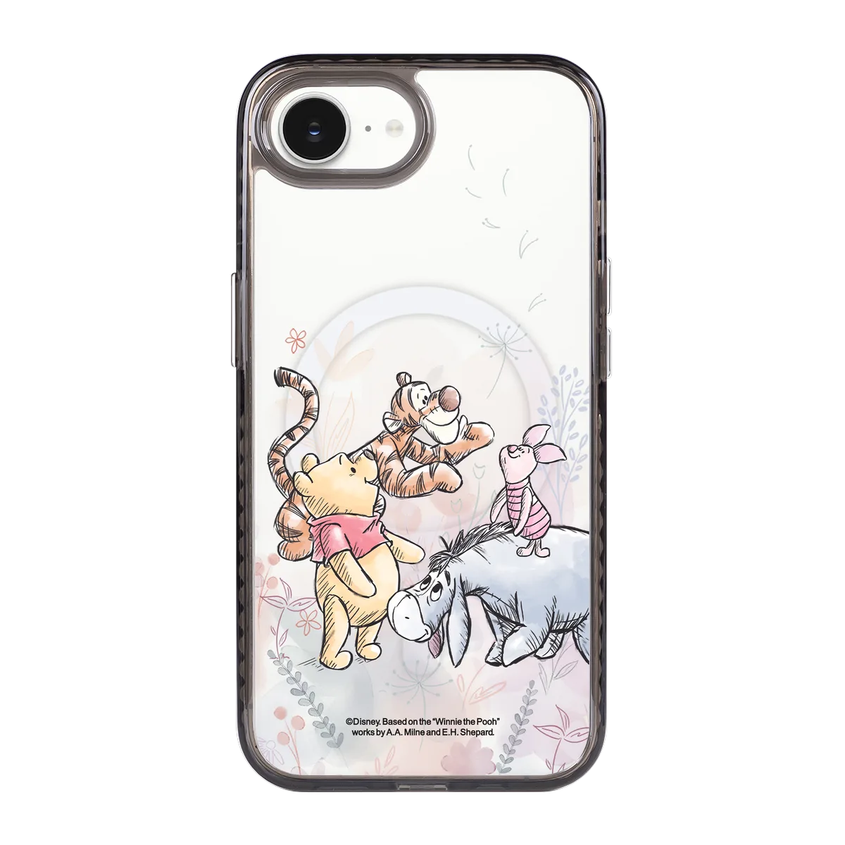 5907-iphone-16-e-golden-case-magsafe-compatible-transparent-black