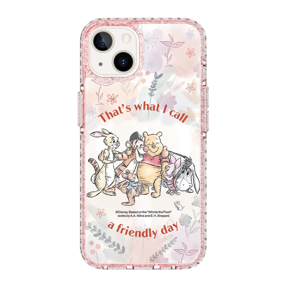 5908-iphone-13-golden-case-magsafe-compatible-pink-glitter