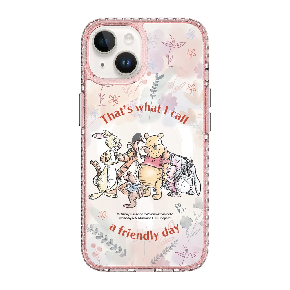 5908-iphone-14-golden-case-magsafe-compatible-pink-glitter