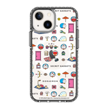 5917-iphone-13-mini-golden-case-magsafe-compatible-transparent-black