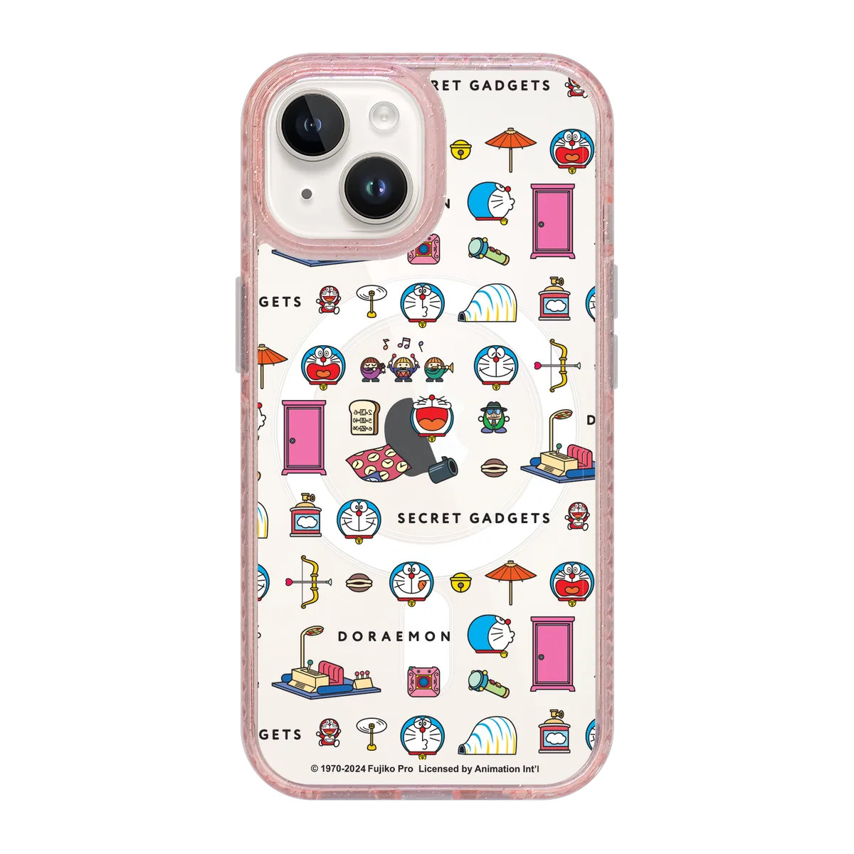 5917-iphone-15-golden-case-magsafe-compatible-pink-glitter