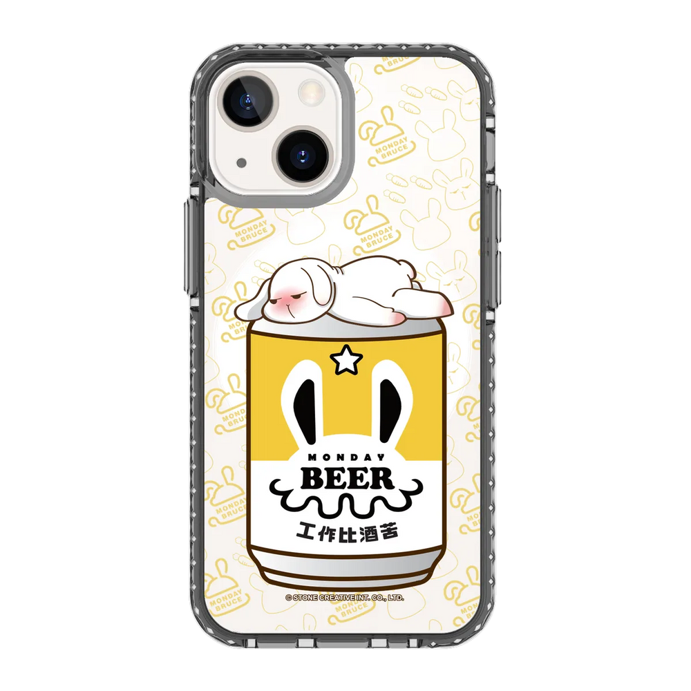 5921-iphone-13-mini-golden-case-magsafe-compatible-transparent-black