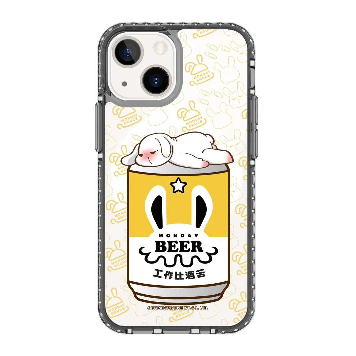 5921-iphone-13-mini-golden-case-magsafe-compatible-transparent-black