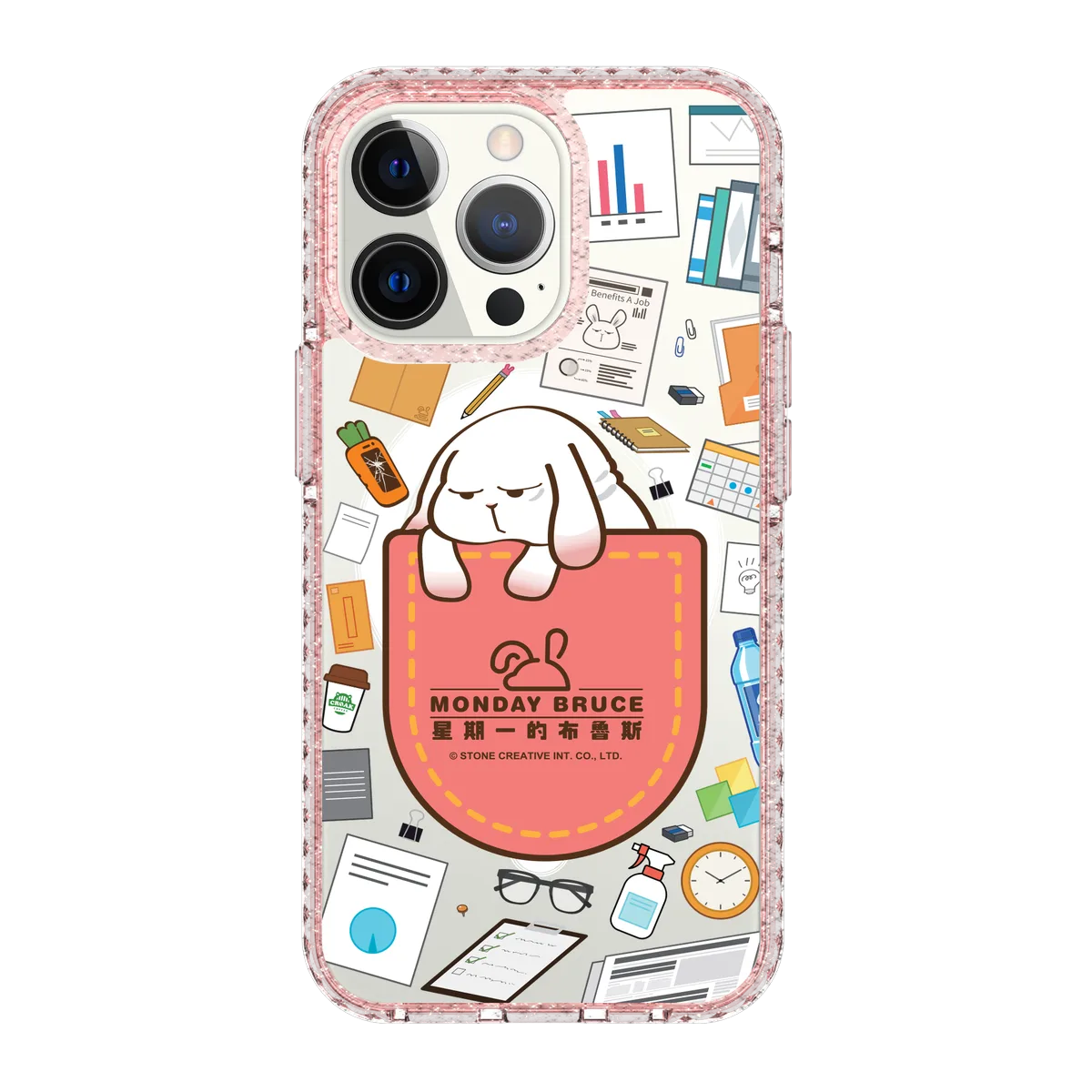 5922-iphone-13-pro-golden-case-magsafe-compatible-pink-glitter