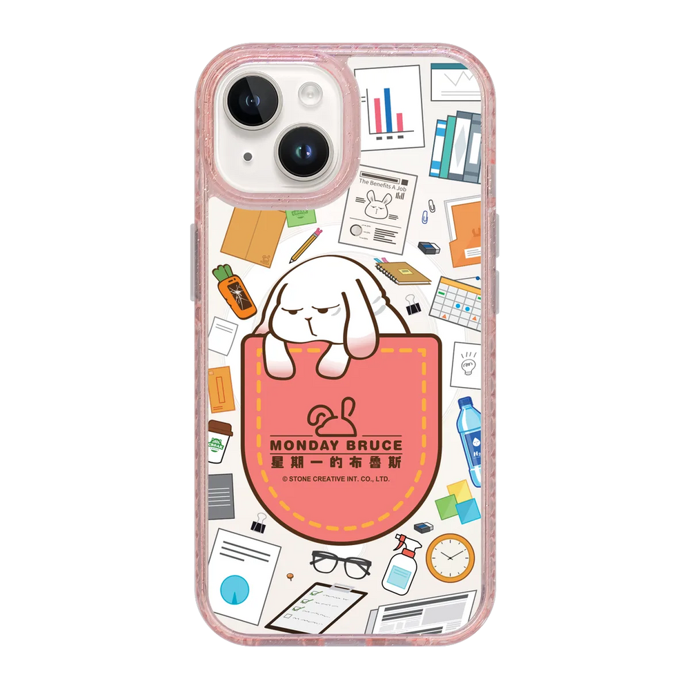 5922-iphone-15-golden-case-magsafe-compatible-pink-glitter