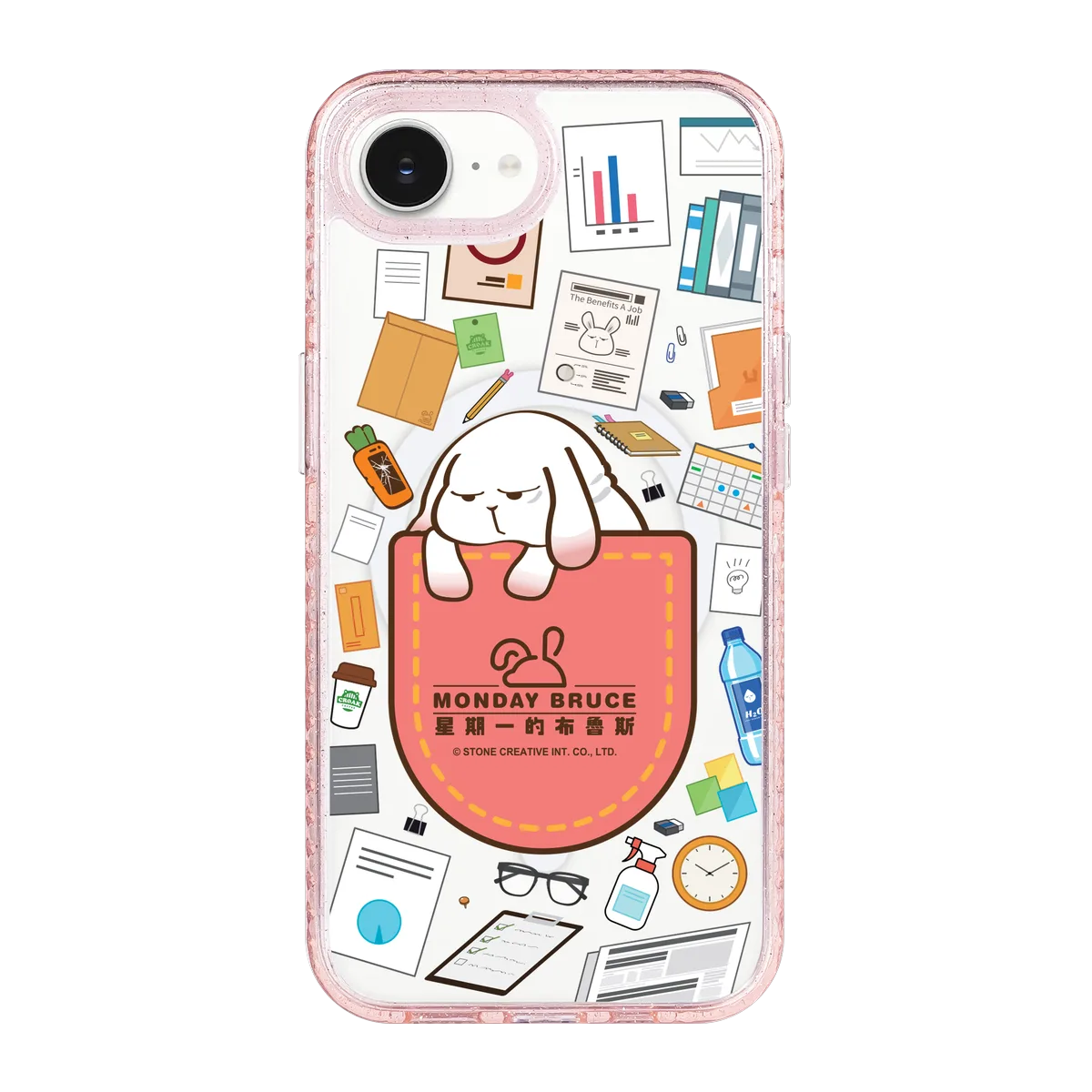 5922-iphone-16-e-golden-case-magsafe-compatible-pink-glitter