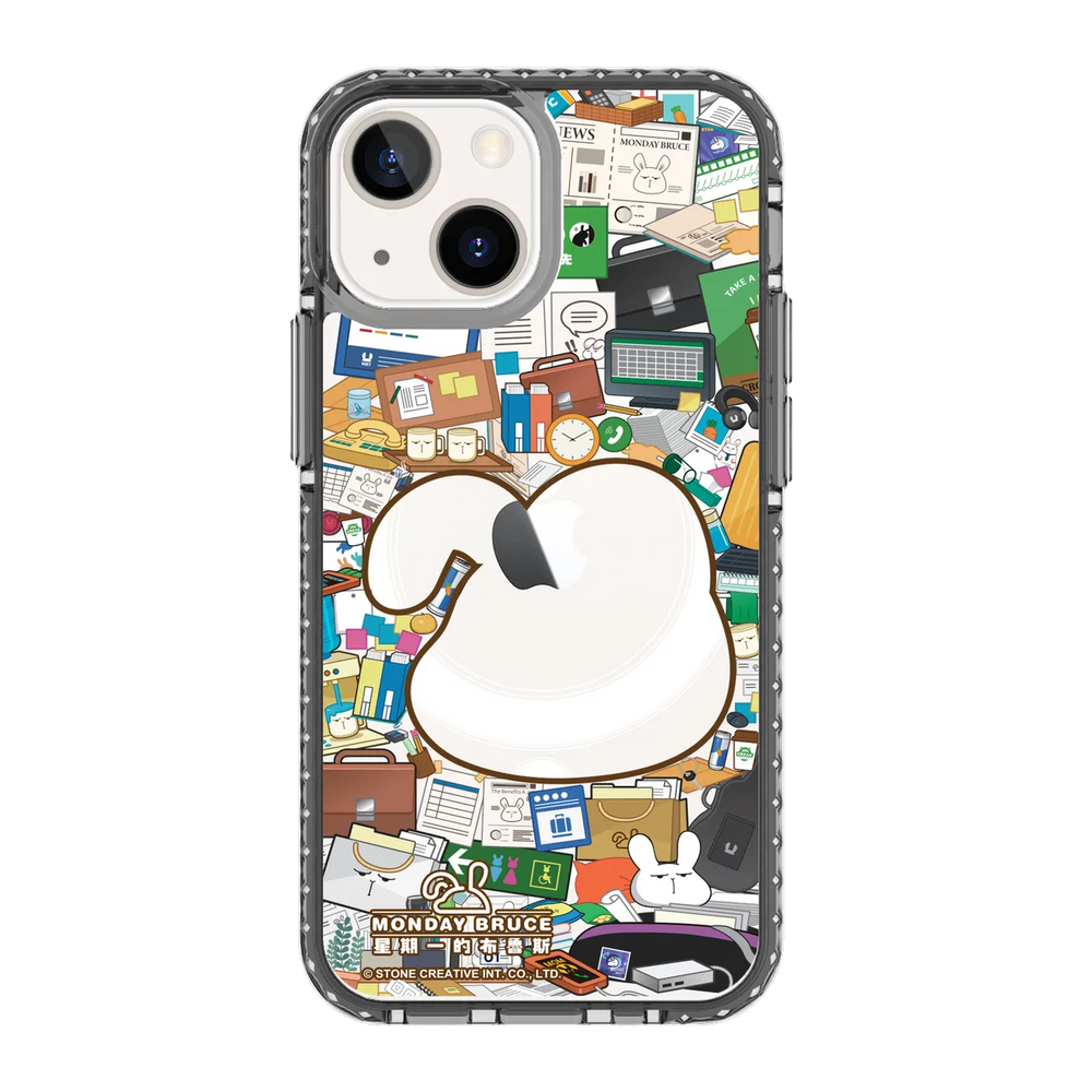 5923-iphone-13-mini-golden-case-magsafe-compatible-transparent-black