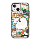 5923-iphone-13-mini-golden-case-magsafe-compatible-transparent-black