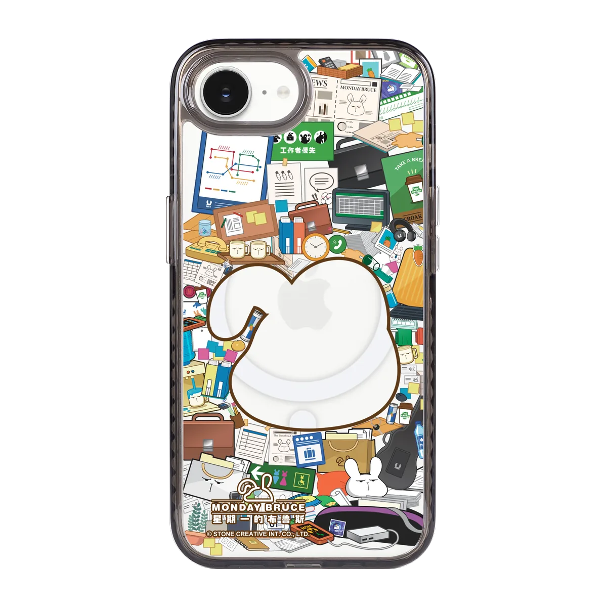 5923-iphone-16-e-golden-case-magsafe-compatible-transparent-black