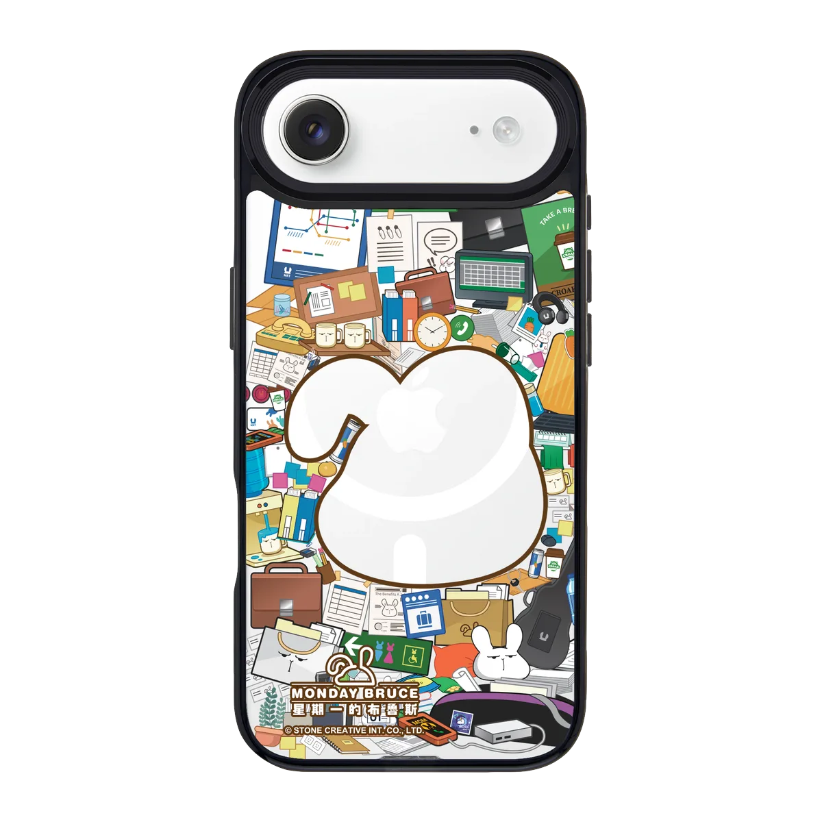 5923-iphone-17-air-goldensnap-case-magsafe-compatible-transparent-black