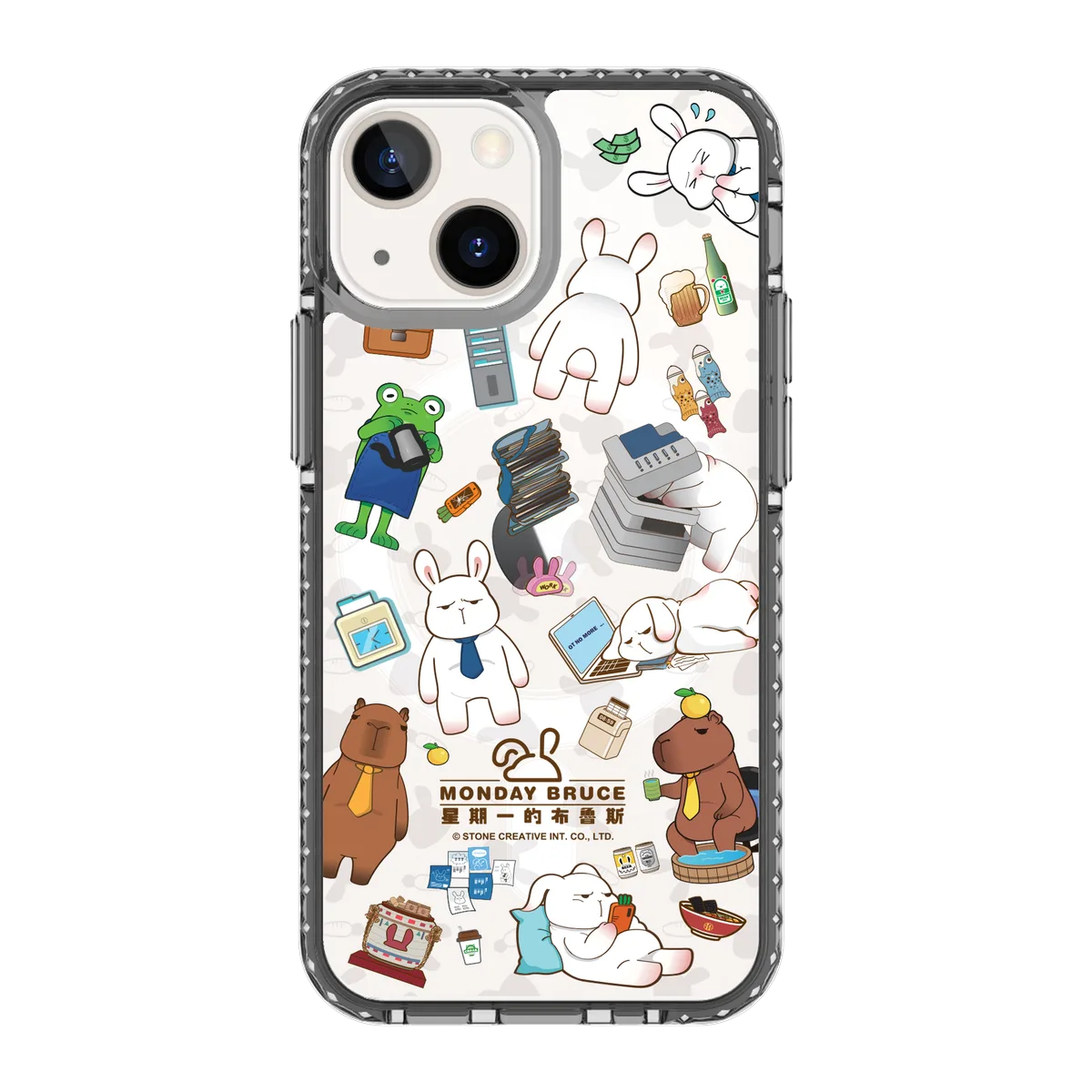5924-iphone-13-mini-golden-case-magsafe-compatible-transparent-black