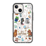 5924-iphone-13-mini-golden-case-magsafe-compatible-transparent-black