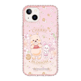 5937-iphone-13-golden-case-magsafe-compatible-pink-glitter