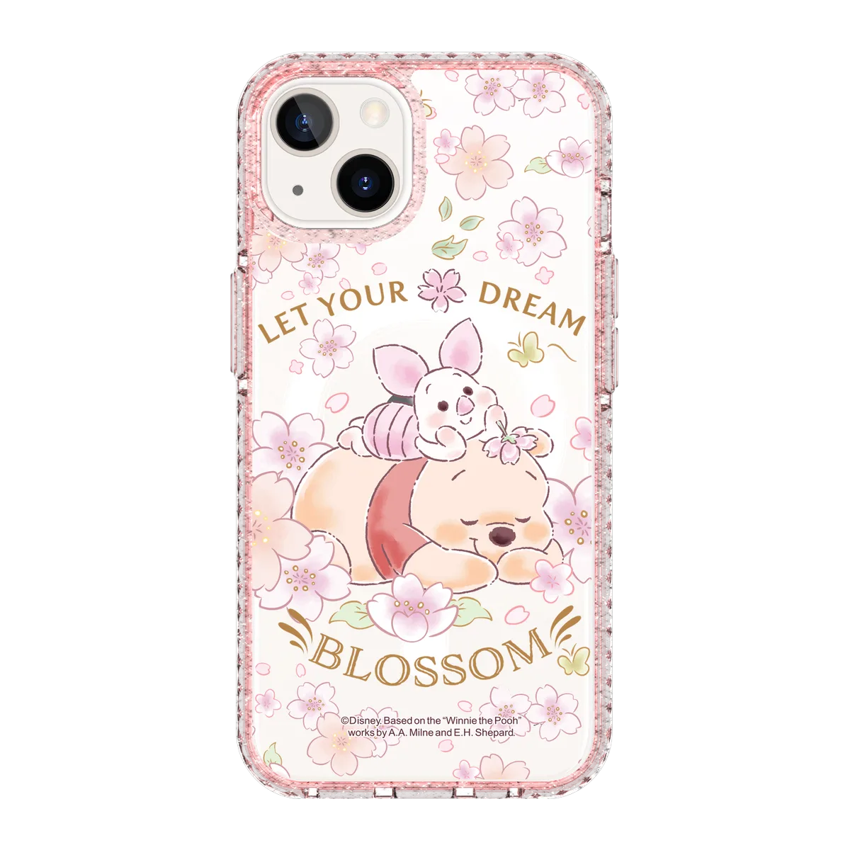 5938-iphone-13-golden-case-magsafe-compatible-pink-glitter