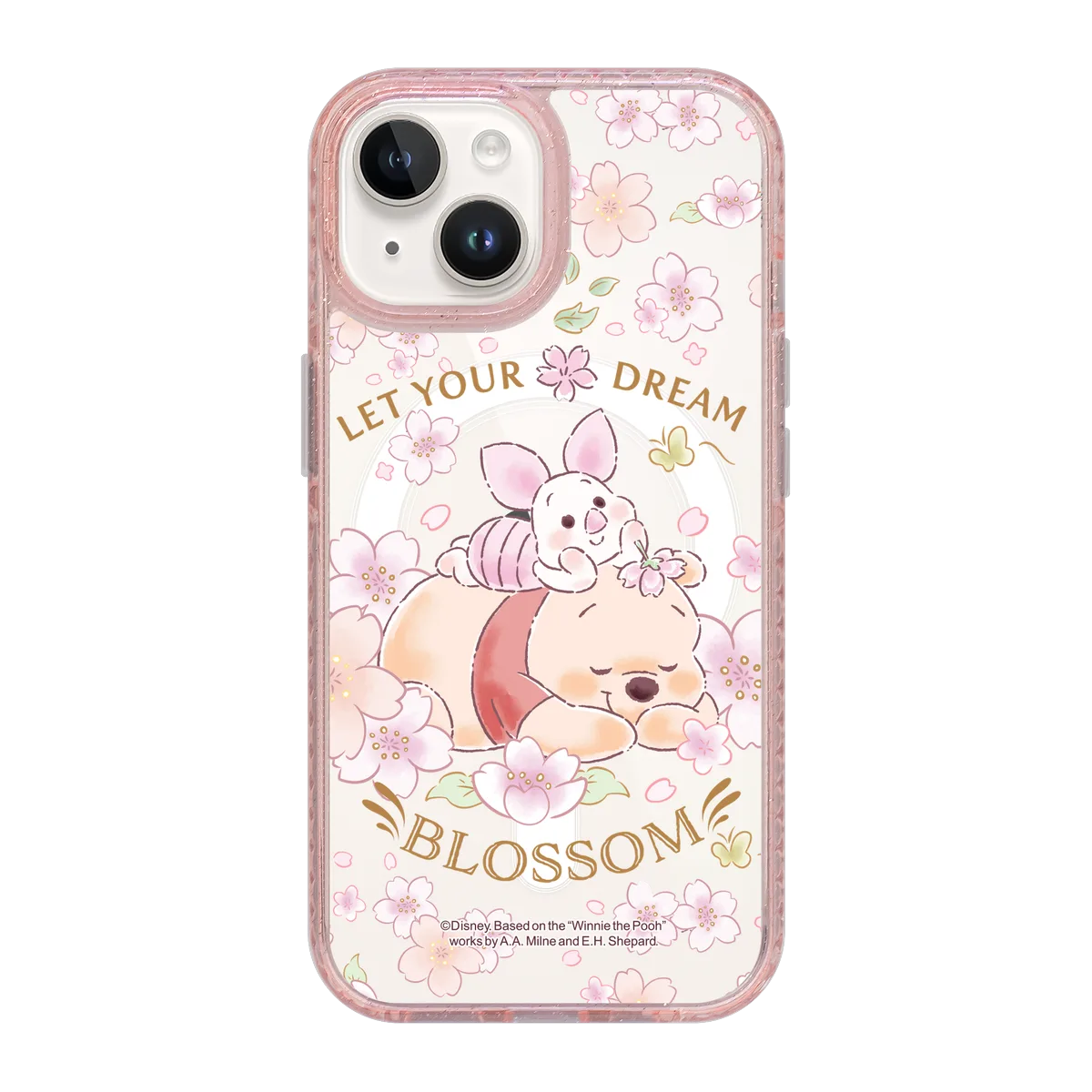 5938-iphone-15-golden-case-magsafe-compatible-pink-glitter