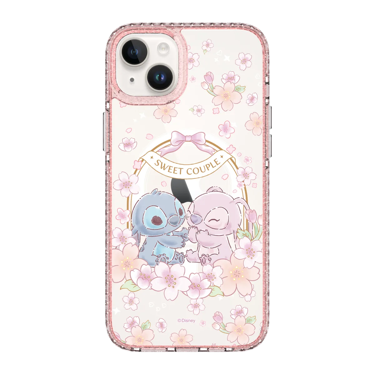 5941-iphone-14-plus-golden-case-magsafe-compatible-pink-glitter